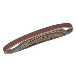 --- Sanding Belts 13 x 457mm 5pce, Assorted Grit