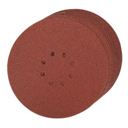 --- Hook & Loop Discs Punched 225mm 10pk, 60 Grit