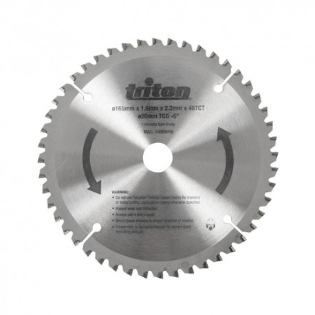 Plunge Track Saw Blade 48T, TTS48TCG Blade 48T