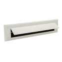 Letterbox Draught Seal with Flap, 338 x 78mm White