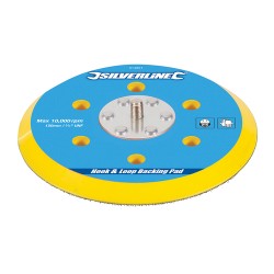 --- Hook & Loop Backing Pad, 150mm / 5/16" UNF