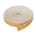 --- Self-Adhesive E-Profile Weather Strip, 3-5mm / 15m White