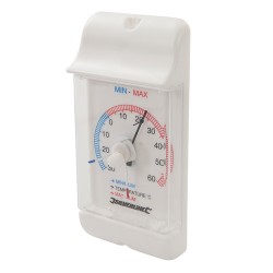 Min/Max Dial Thermometer, -30° to +60°C