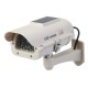 Solar-Powered Dummy CCTV Camera with LED, Solar-Powered