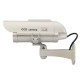 --- Solar-Powered Dummy CCTV Camera with LED, Solar-Powered