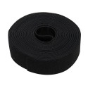 Hook & Loop Self Wrap Black, 25mm x 5m