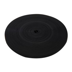 --- Hook & Loop Self Wrap Black, 13mm x 25m