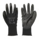 --- Black Palm Gloves, Medium