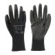 --- Black Palm Gloves, Large