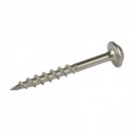 S/Steel Pocket-Hole Screws Washer Head Coarse, No.8 x 1-1/4" 100pk