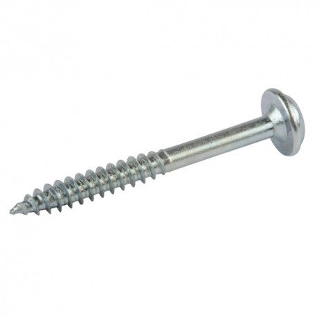 Zinc Pocket-Hole Screws Pan Head Fine, No.6 x 1" 500pk