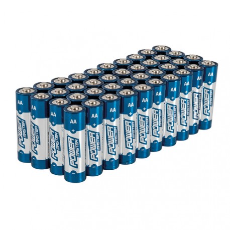 --- AA Super Alkaline Battery LR6 40pk, 40pk