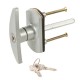 --- Garage Door Locking Handle, 75mm Diamond