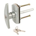 Garage Door Locking Handle, 75mm Diamond