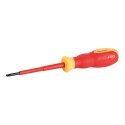 VDE Soft-Grip Electricians Screwdriver Slotted, 0.5 x 3 x 75mm