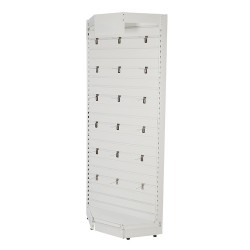 Pegboard & Slatwall Systems, Slatwall Corner Rack 1000 x 400 x 2200mm