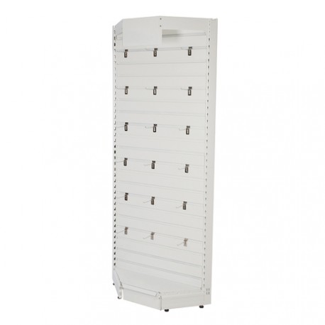 --- Pegboard & Slatwall Systems, Slatwall Corner Rack 1000 x 400 x 2200mm