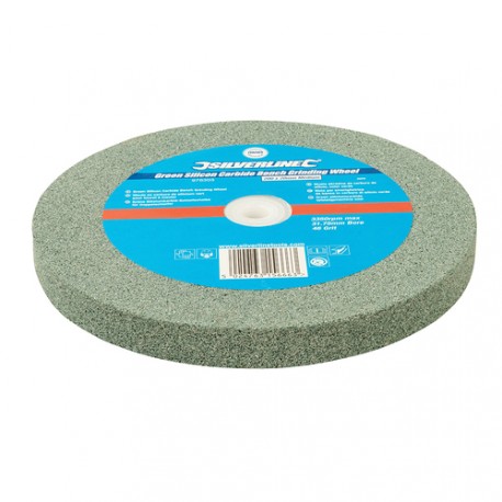 --- Green Silicon Carbide Bench Grinding Wheel, 200 x 20mm Medium