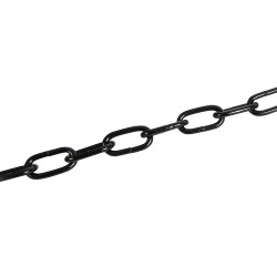 --- Japanned Chain Black, 5mm x 2.5m