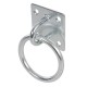 Chain Plate Galvanised, Ring 50mm x 50mm EG