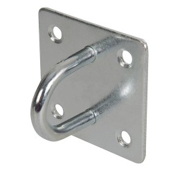 --- Chain Plate Galvanised, Staple 50mm x 50mm EG