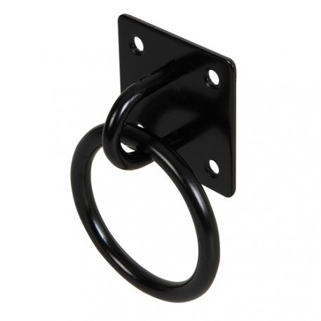 --- Chain Plate Black, Ring 50mm x 50mm Black