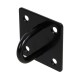 --- Chain Plate, Staple 50mm x 50mm Black