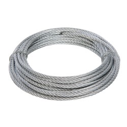 Galvanised Wire Rope, 4mm x 10m