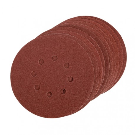 Hook & Loop Sanding Disc 150mm 10pk, 100 Grit