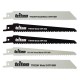 --- Recip Saw Blade Set 5pce, 150mm