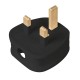 13A Fused Plug, Black