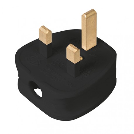 --- 13A Fused Plug, Black