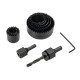 --- Holesaw Set 11pce, 19 - 64mm