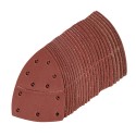 --- Hook & Loop Multi-Sander Sheets 102 x 62mm, 93mm 25pk, 5 x 40, 60, 80, 120, 180 Grit