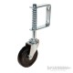 Gate Castor Swivel Spring-Loaded, 100mm 57kg