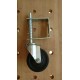 Gate Castor Swivel Spring-Loaded, 100mm 57kg