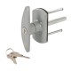 --- Garage Door Locking Handle, 75mm Square