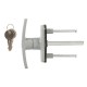 --- Garage Door Locking Handle, 75mm Square