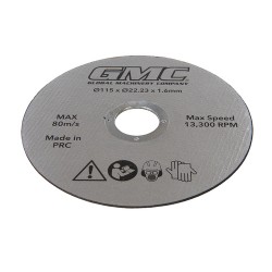 Resin Cutting Disc GTS1500, Resin Cutting Disc GTS1500 115 x 22.23mm