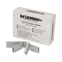 Fixman - Zszywki typ 90, 5000 szt., 5.80 x 19 x 1,25 mm