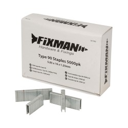 Fixman - Zszywki typ 90, 5000 szt., 5,80 x 16 x 1,25 mm