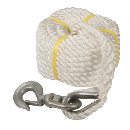 Gin Wheel Rope with Hook, 20m