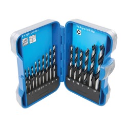 --- Lip & Spur Drill Bit Set, 15 Pce 3-10mm