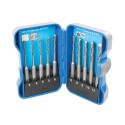 --- SDS Plus TCT Masonry Drill Bit Set 10pce, 10 Pce 4-12mm