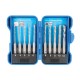 --- SDS Plus TCT Masonry Drill Bit Set 10pce, 10 Pce 4-12mm