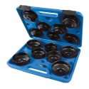 --- Oil Filter Wrench Set 15pce, 65 - 93mm