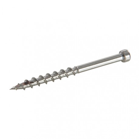 --- Stainless Steel Pocket Hole Screws Pan Head Coarse, "SS Deck 8 x 2"" 500pk"