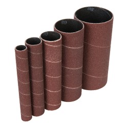 --- Aluminium Oxide Sanding Sleeves 5pce, TSPSS80G5PK Sanding Sleeves 5pce 80G