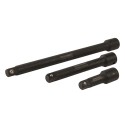 --- "Impact Extension Bar Set 1/2"" 3pce", 75, 150 & 250mm