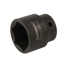 --- "Impact Socket 1/2"" Drive 6pt Metric", 32mm